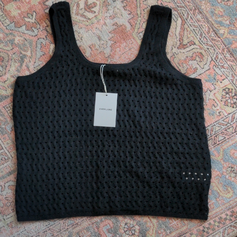 EVERLANE The Crochet Knit Tank